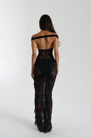 Oriana | Luxe Midi Jurk van Kant– Elegant & Tijdloos Design