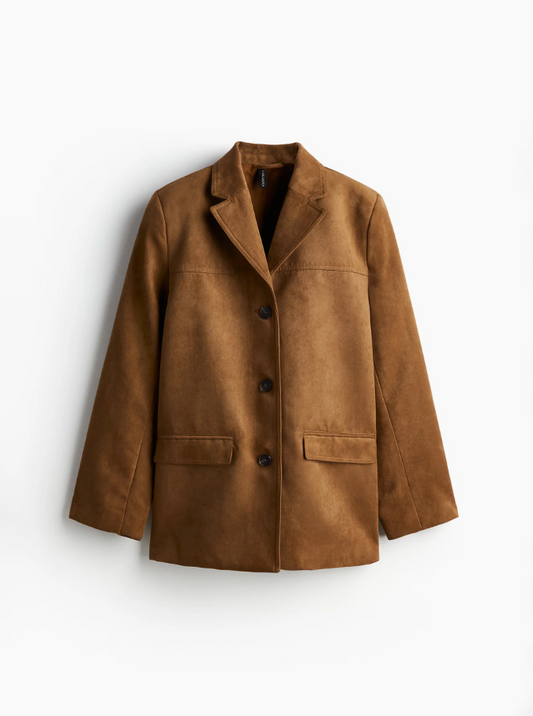 Montel | Luxe Suède Trenchcoat