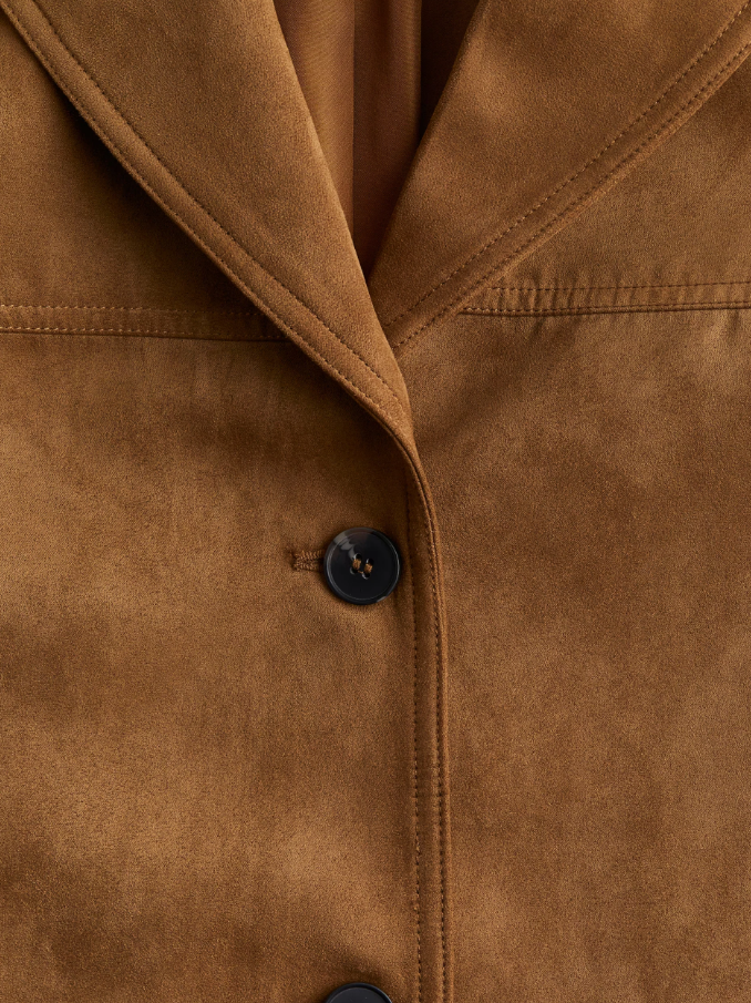 Montel | Luxe Suède Trenchcoat