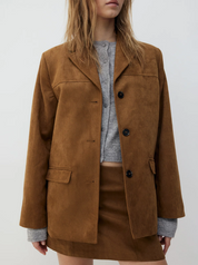 Montel | Luxe Suède Trenchcoat