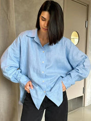 Dewi | Losvallende Dames Blouse – Luchtig en Stijlvol