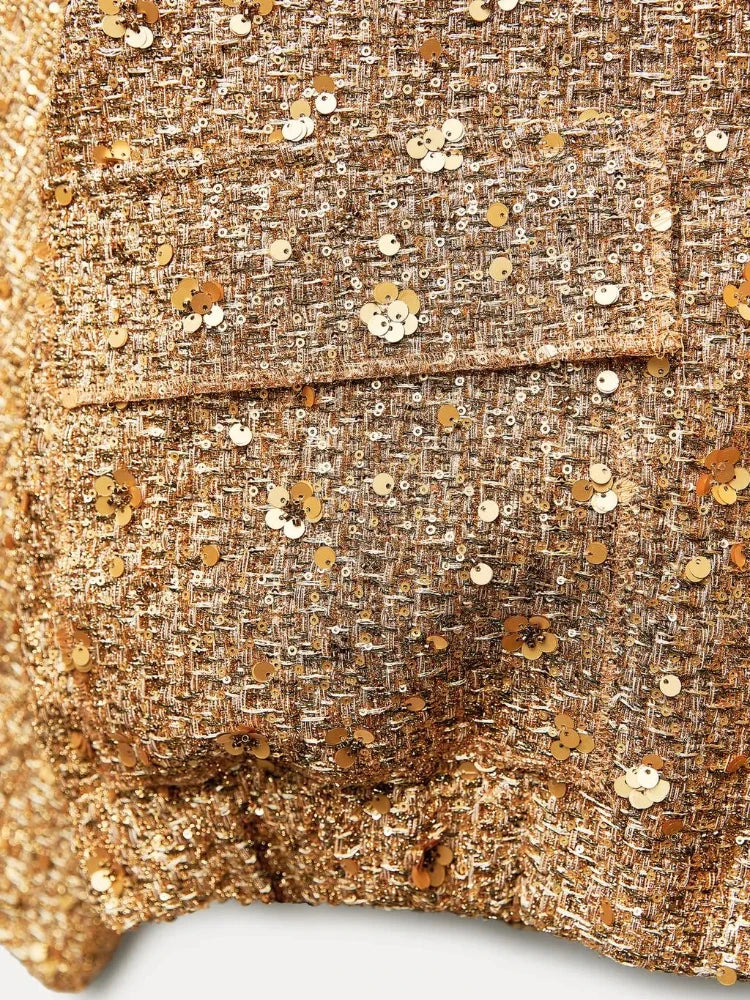 Jane | Luxe Tussenjas Zwart, Goud, Zilver - Stijlvol en Comfortabel