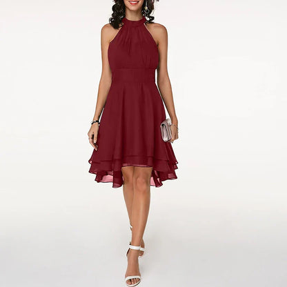 Jalina | Elegante Halter Cocktail Jurk
