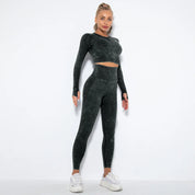 Aurora |  Sportset Dames – Legging & Cropped Top