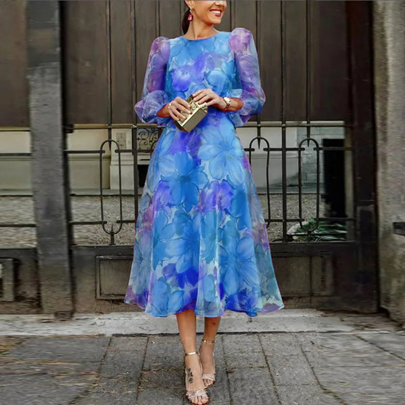 Anita | Jurk Met Bloemenpatroon