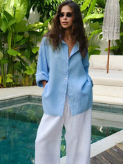 Dewi | Losvallende Dames Blouse – Luchtig en Stijlvol