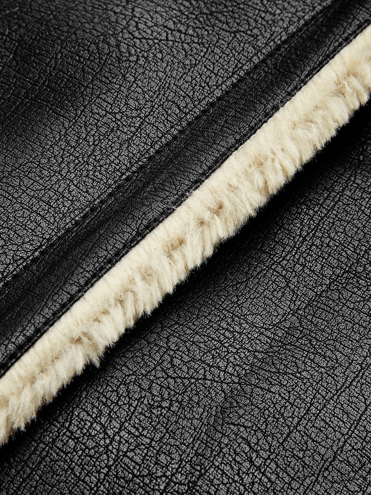 Sereen | Sherpa Bomberjack Dames - Casual, Faux Leer