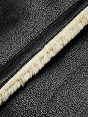 Sereen | Sherpa Bomberjack Dames - Casual, Faux Leer