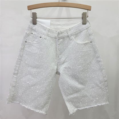 Shann | Glitter Spijker Korte Broek voor Dames