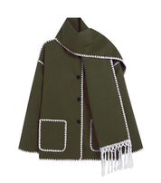 Salone | Luxe Sjaal Jas Dames - Hoogwaardig Materiaal, Elegant Ontwerp