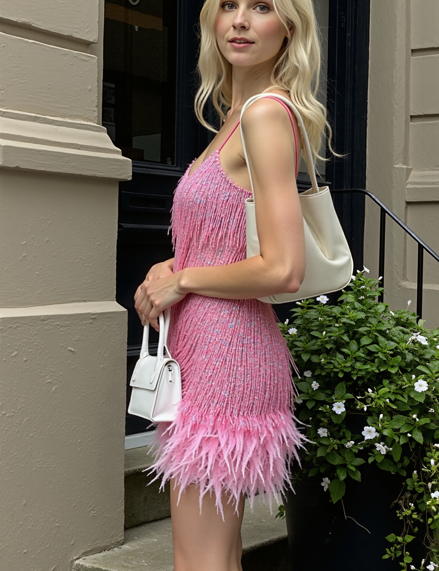 Sienna | Dames Cocktailjurk - Glamour met Pailletten en Spaghettibandjes 1