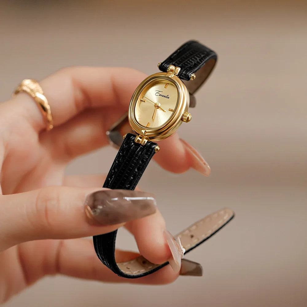 Sienna | Dames Horloge Goud - Gouden Wijzerplaat, Elegant en Tijdloos 0