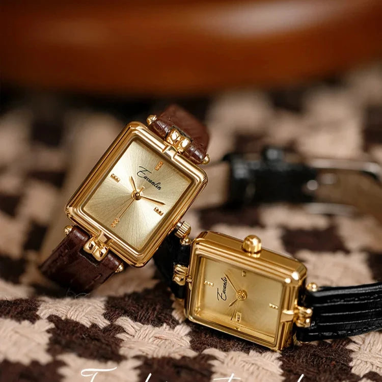 Sienna | Dames Horloge Goud - Gouden Wijzerplaat, Elegant en Tijdloos 8