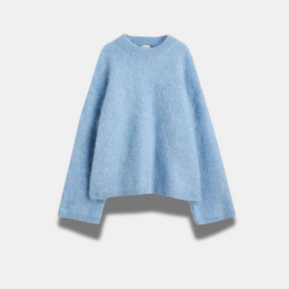 Chay | Zachte Dames Trui met Ronde Hals – Mohair Mix