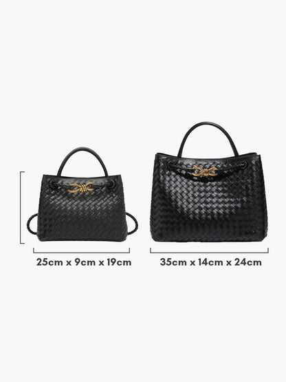 Dorle | Elegante Gevlochten Dames Handtas