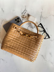 Dorle | Elegante Gevlochten Dames Handtas