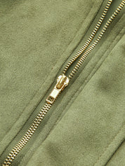 Sofia Suède Jack Dames | Elegant Met Kraag en Ritssluiting, Casual Tussenjas 7