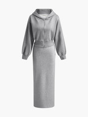 Sola | Stijlvolle Zip Crop Hoodie Dames - Strech Materiaal voor Extra Comfort