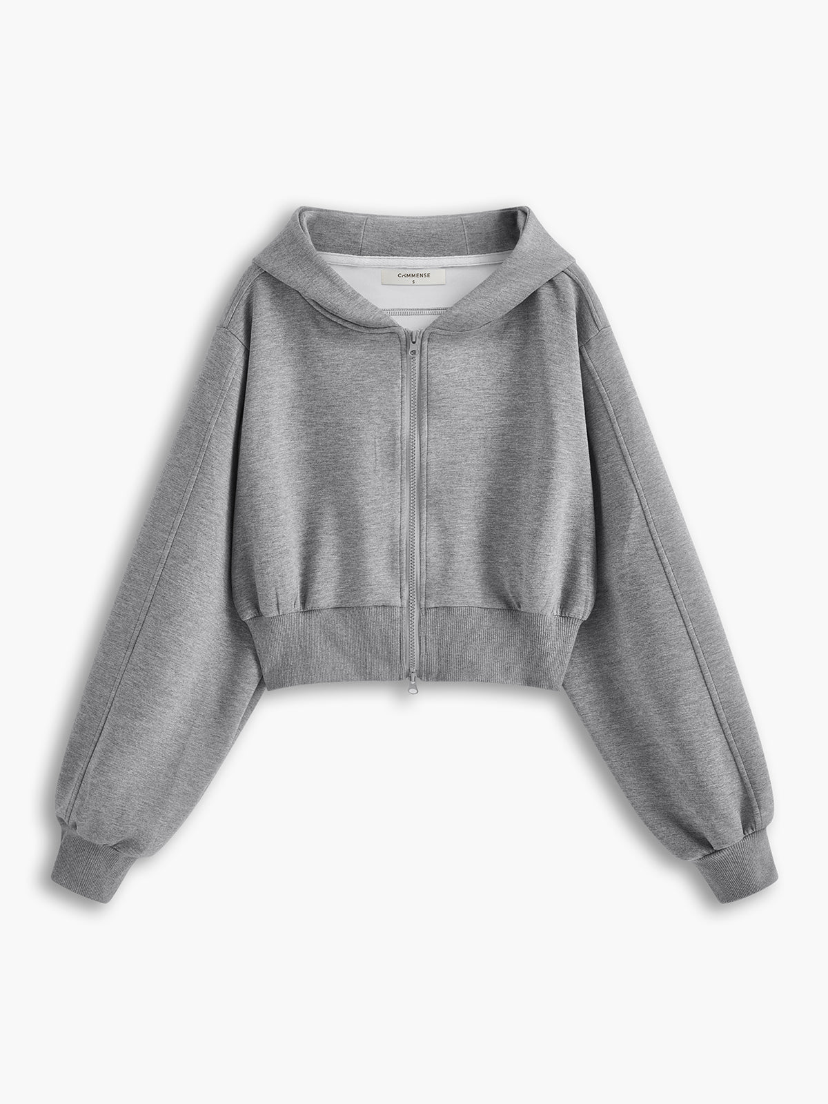 Sola | Stijlvolle Zip Crop Hoodie Dames - Strech Materiaal voor Extra Comfort