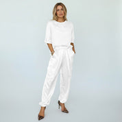 Solei | Stijlvolle Satijnen Set - Tweedelig, Comfortabel met Elegante Pasvorm