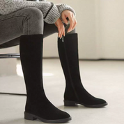 Sophie | Dames Laarzen - Hoogwaardige Suède Kniehoog met Antislipzool 4