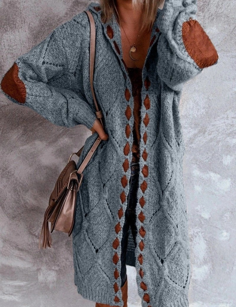 Sophie | Dames Lang Vest met Capuchon - Zacht en Comfortabel, Trendy Design 5