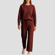 Sophie | Dames Loungewear Set - Zachte Gebreide Stof, Comfy en Casual 0
