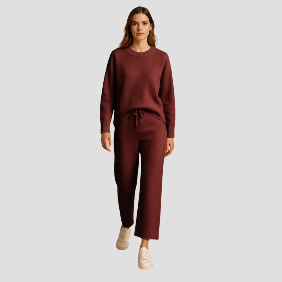 Sophie | Dames Loungewear Set - Zachte Gebreide Stof, Comfy en Casual 3
