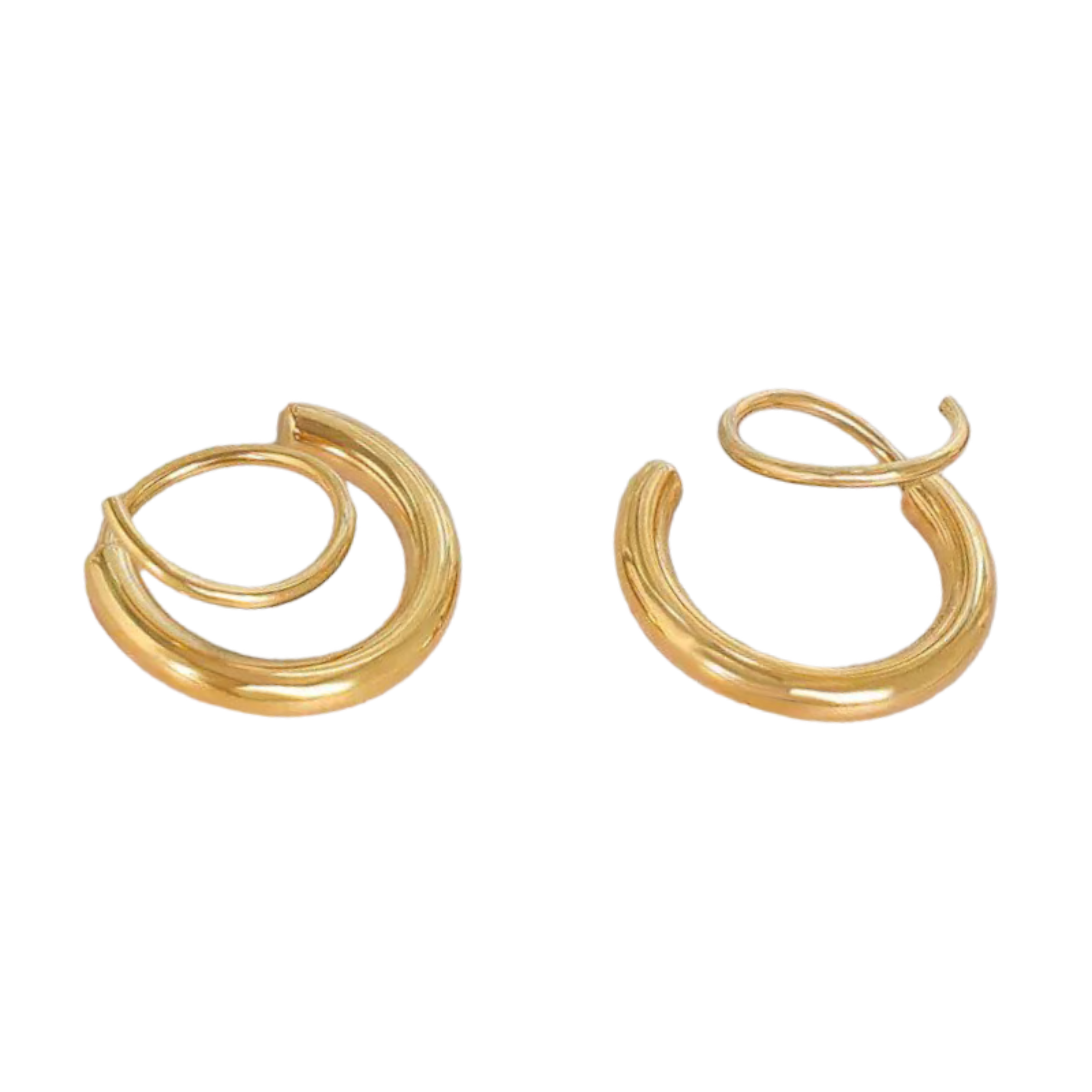 Sophie | Dames Oorbellen - Elegante Zilver Spiraal Statement Oorbellen 2