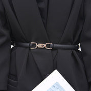 Sophie | Dames Riem - Verstelbaar PU-leer met Goudkleurige Gesp 0