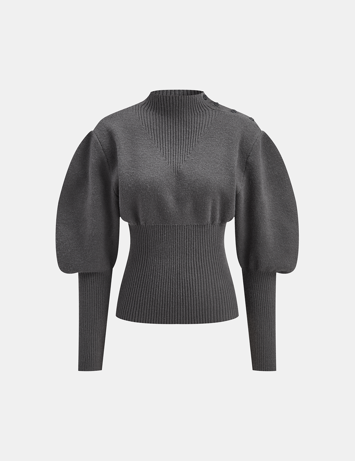 Sophie | Dames Trui met Knoopdetail - Comfortabele Gebreide Stijl 1