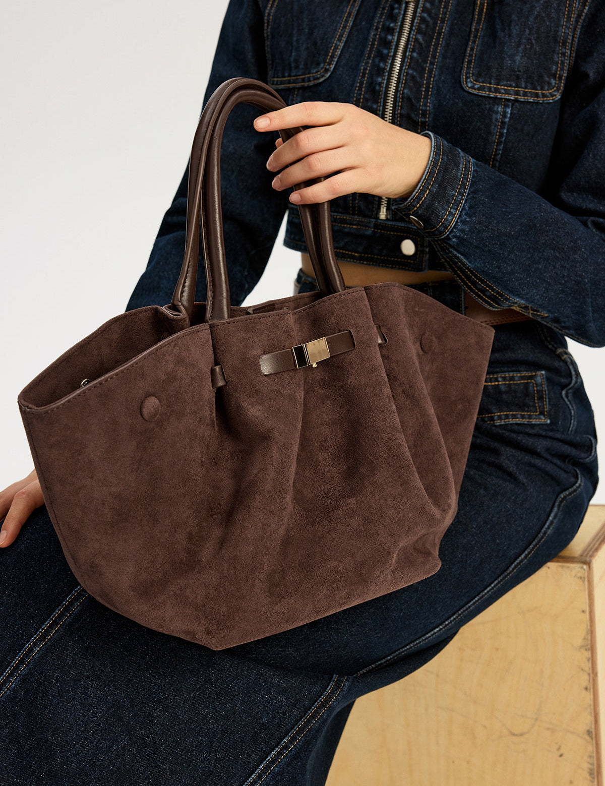 Sophie | Vrouwen Draagtas - Hoogwaardige Suède, Elegant en Ruim 1