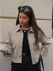 Jayla | Casual Korte Jas voor Dames - Trendy, Comfortabele Jas