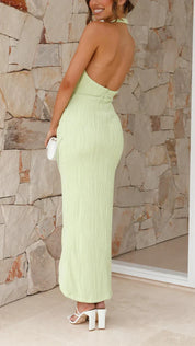 Stijlvolle Wikkeljurk met Open Rug