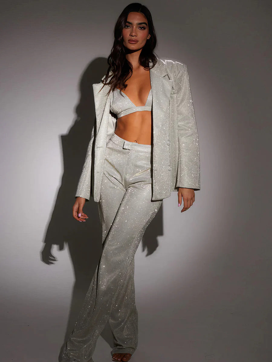 Gina | Glitter Suit Set