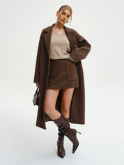 Tessa | Dames Lange Winterjas - Warm Tweed, Oversized Pasvorm 1