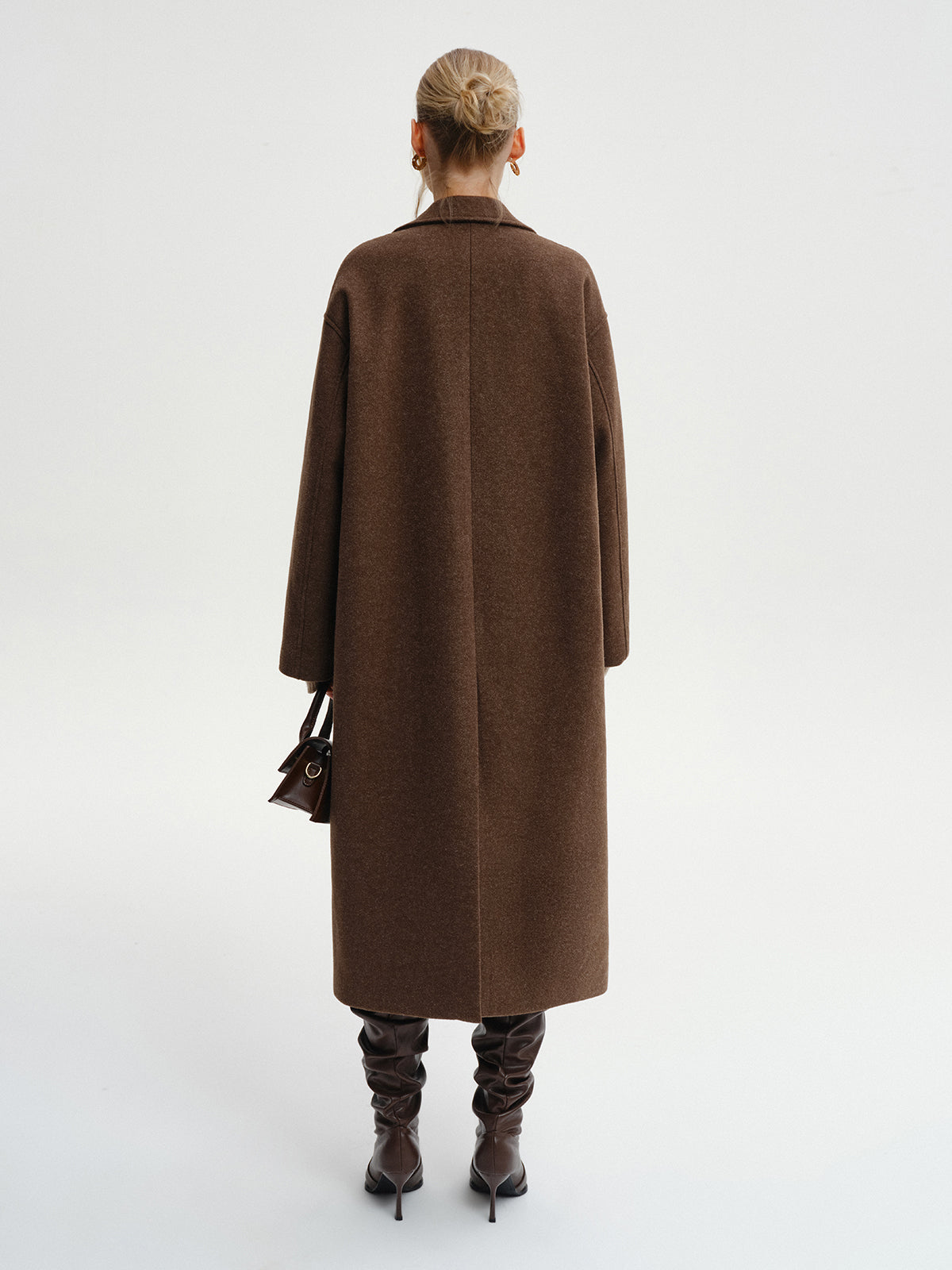 Tessa | Dames Lange Winterjas - Warm Tweed, Oversized Pasvorm 4