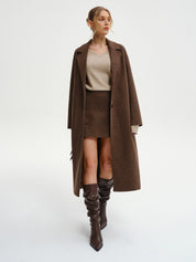 Tessa | Dames Lange Winterjas - Warm Tweed, Oversized Pasvorm 6