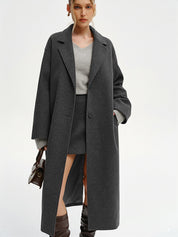 Tessa | Dames Lange Winterjas - Warm Tweed, Oversized Pasvorm 9