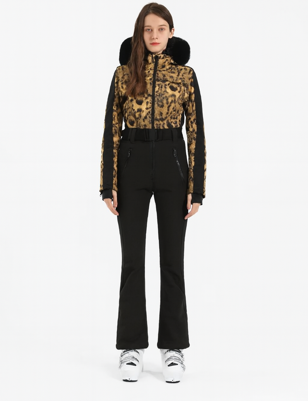 Tessa | Dames Skipak - Hoogwaardige Thermische Bescherming met Bontkraag 0