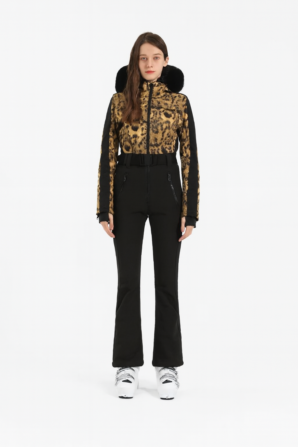 Tessa | Dames Skipak - Hoogwaardige Thermische Bescherming met Bontkraag 0