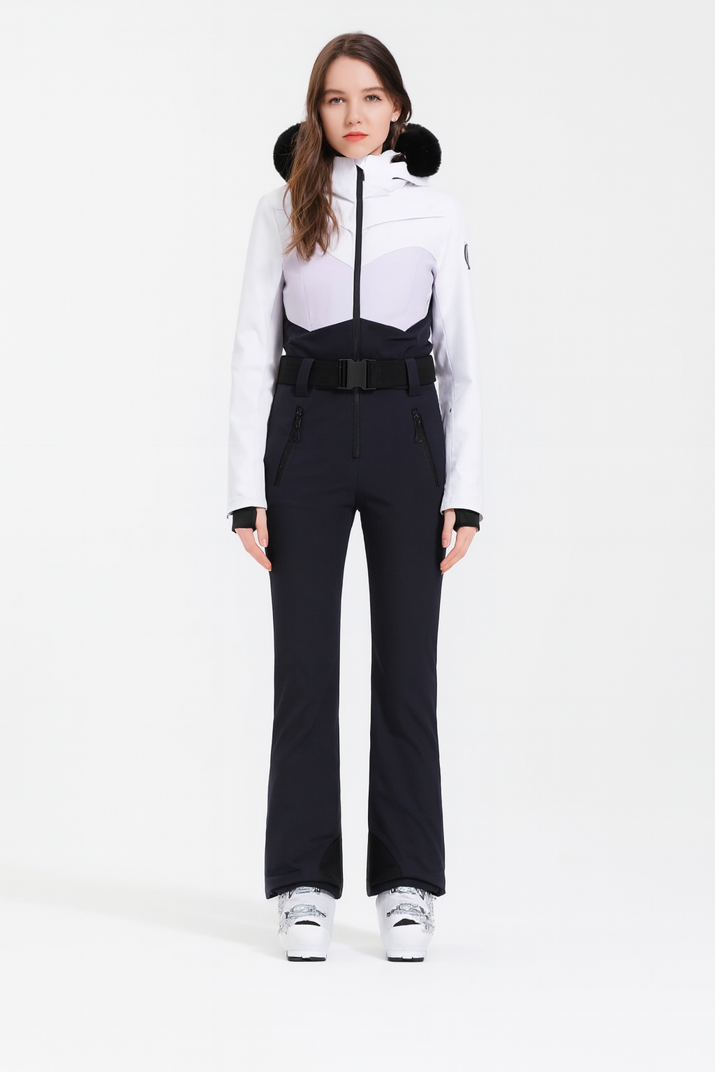 Tessa | Dames Skipak - Hoogwaardige Thermische Bescherming met Bontkraag 2