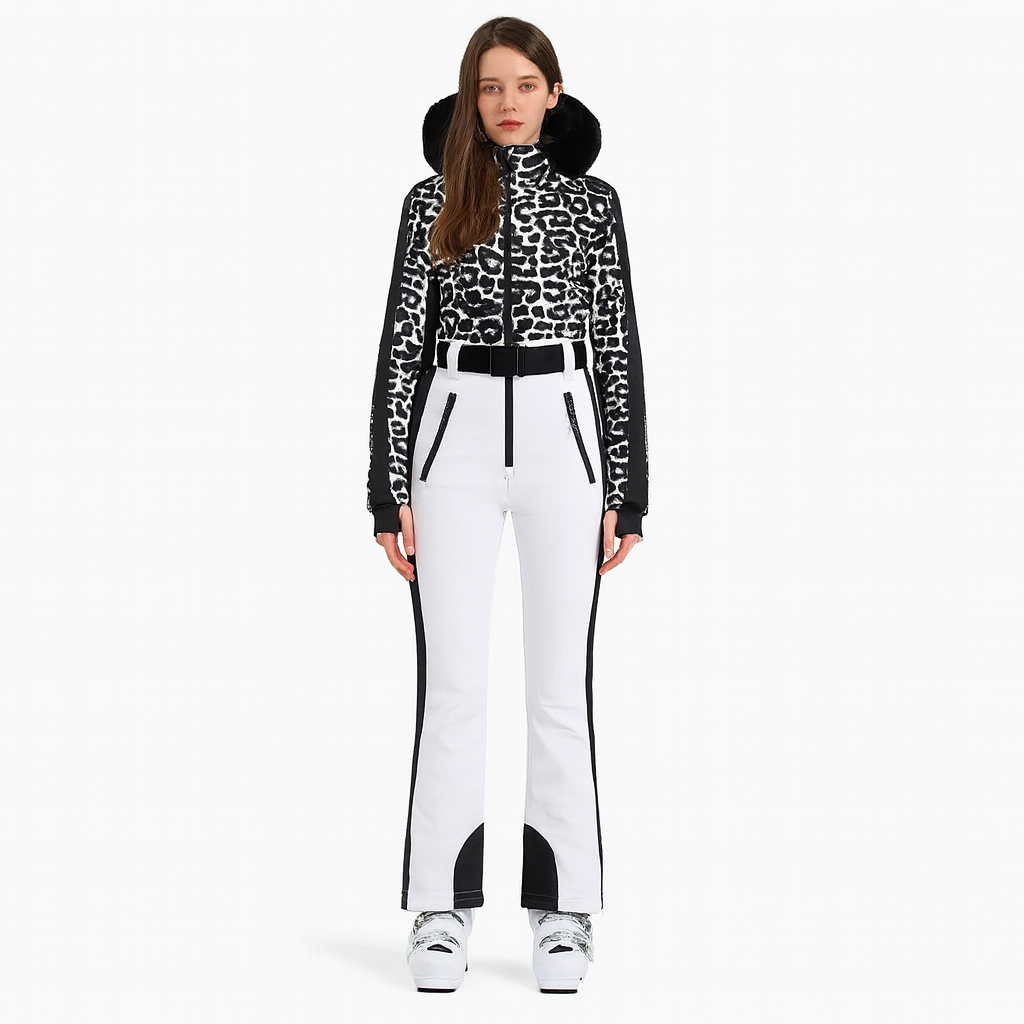 Tessa | Dames Skipak - Hoogwaardige Thermische Bescherming met Bontkraag 3