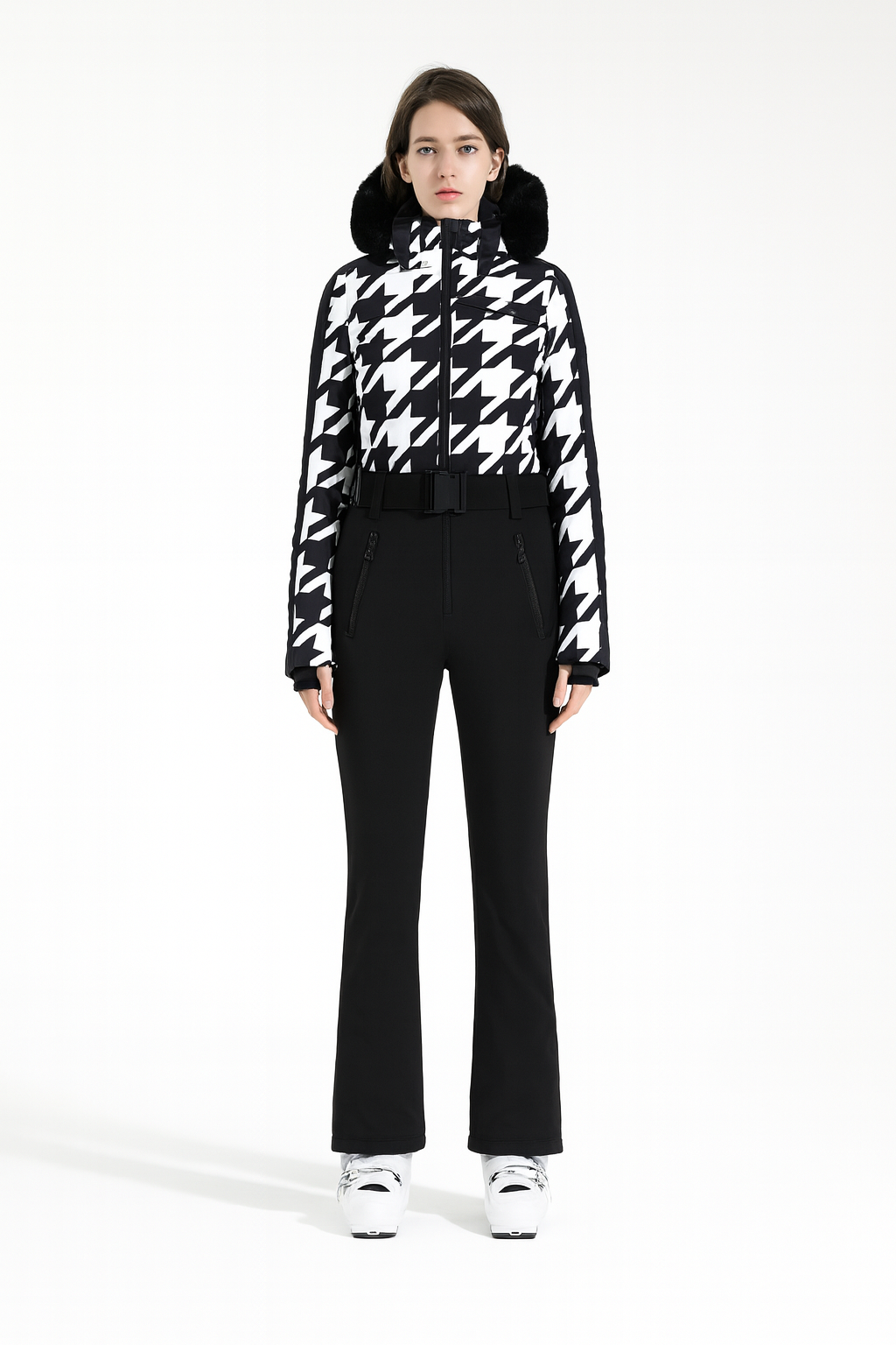 Tessa | Dames Skipak - Hoogwaardige Thermische Bescherming met Bontkraag 4