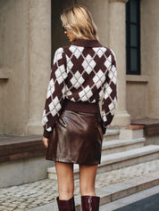 Tessa | Dames Trui - Gebreid Argylepatroon, Comfortabel en Stijlvol 5