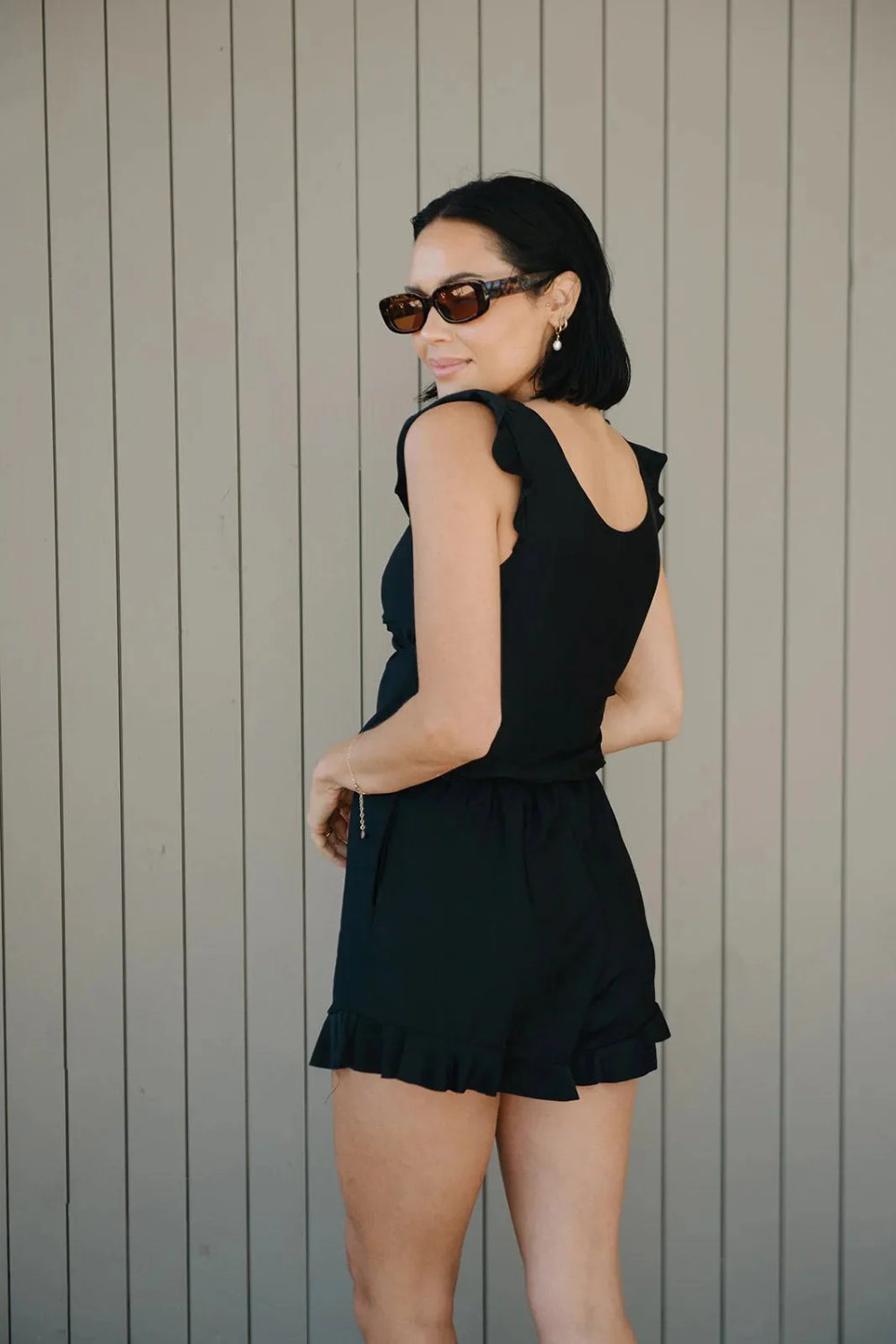 Nevar | Zwem Playsuit met Ingebouwde BH