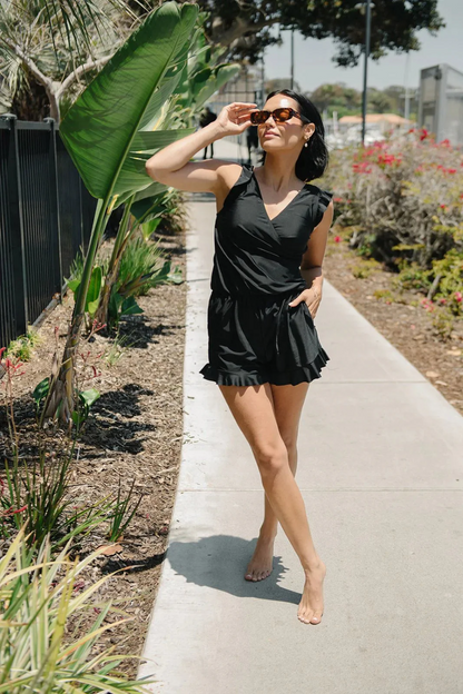 Nevar | Zwem Playsuit met Ingebouwde BH