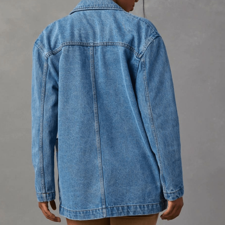 Femme | Casuel Denim Jas Dames - Stijlvol & Elegant