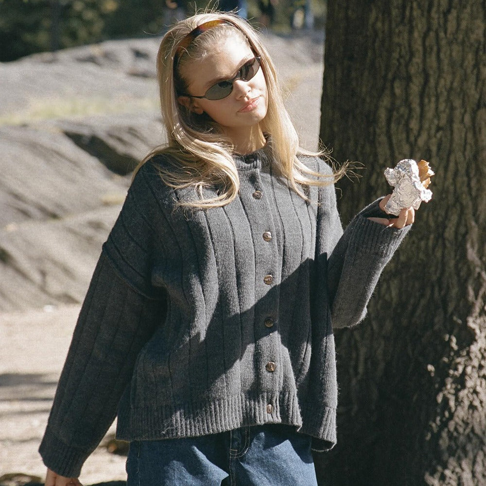 Vera | Dames Cardigan - Oversized, Zachte Knit 4