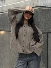 Vera | Dames Cardigan - Oversized, Zachte Knit 5